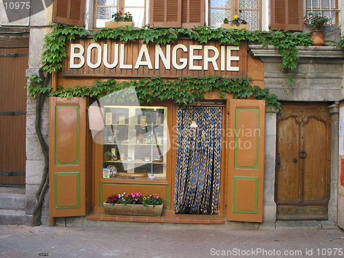 Image of French bakery found in a little village.