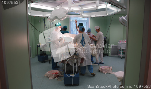 Image of surgical operation