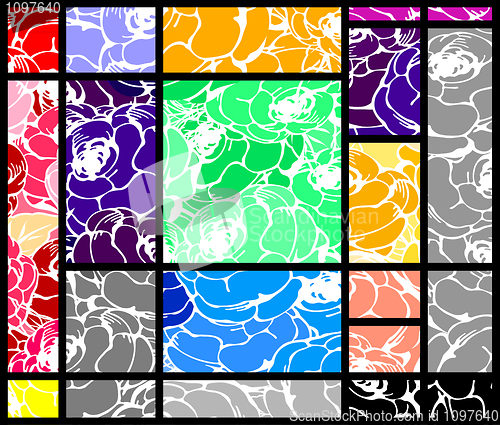 Image of Unique rose layout