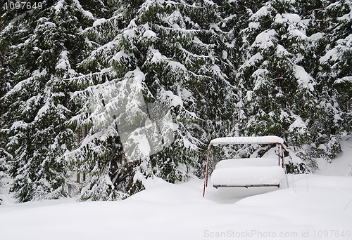 Image of rural winter landscape