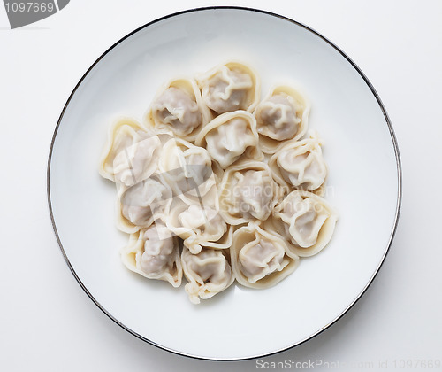 Image of plate of ravioli