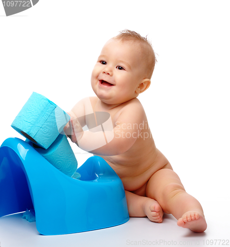 Image of Child on potty