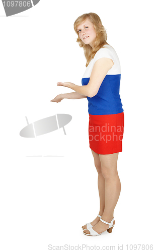 Image of Welcoming Russian woman