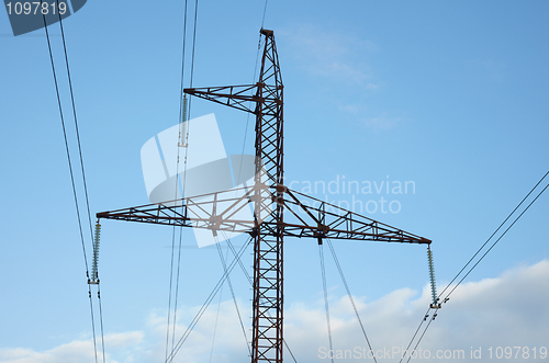 Image of Metal power lines