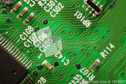 Image of Background - computer electronic scheme