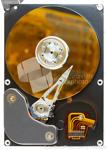 Image of Disassembled computer hard disk