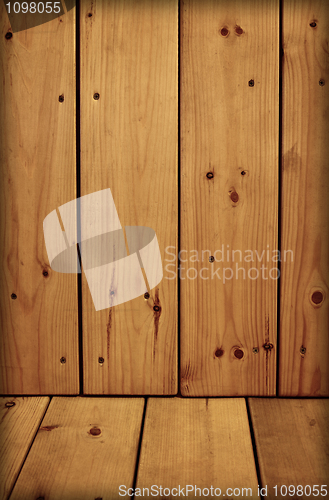 Image of Unpretentious wooden walls and floor