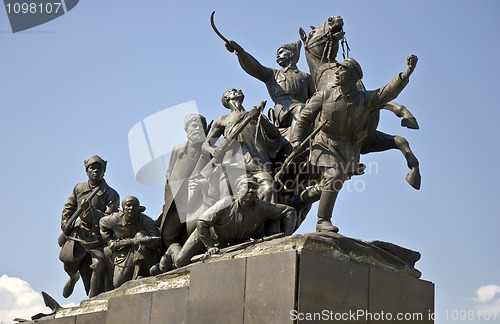 Image of Bronze monument