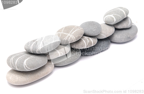 Image of pebble fence