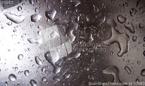 Image of sweating metal