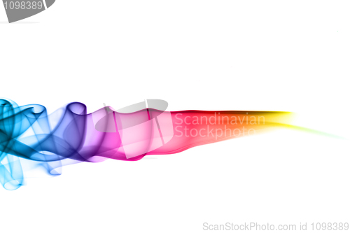 Image of Colored Abstract fume pattern