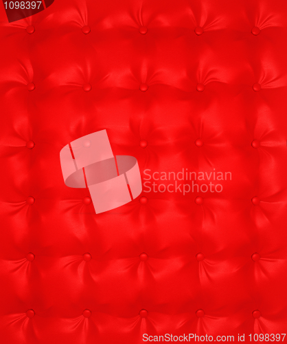 Image of Red Luxury buttoned leather pattern