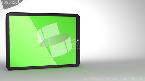 Image of Close-up of slim Tablet PC