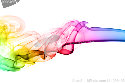 Image of Colorful Abstraction. puff of fume 