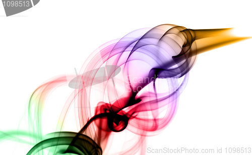 Image of Magic Abstract puff of colored smoke