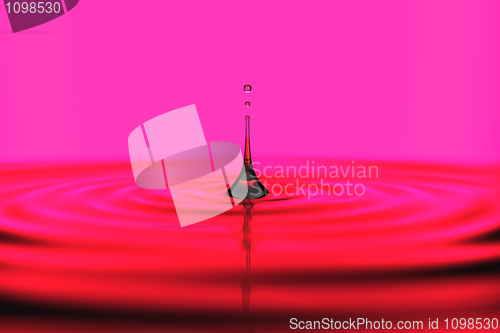 Image of Splash of water droplet
