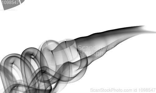 Image of Black Abstract fume pattern