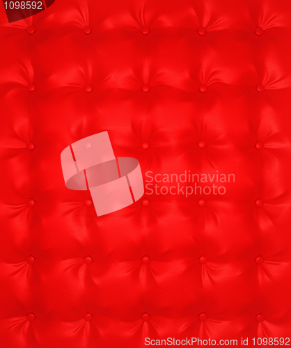 Image of Red Luxury buttoned leather pattern