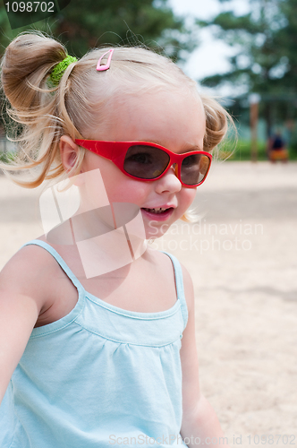 Image of Girl with sunglasses