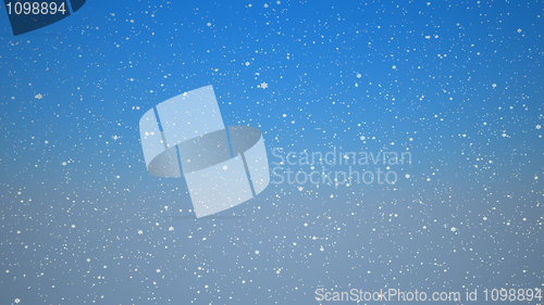 Image of Snow and blue sky