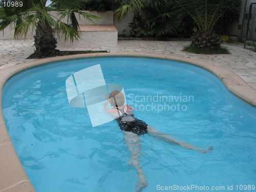 Image of In the pool.