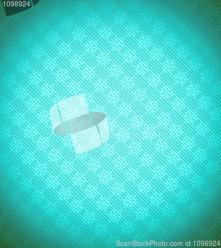 Image of Turquoise - blue Xmas snowflake background