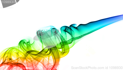 Image of Colorful Abstract smoke waves