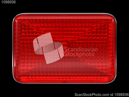 Image of Red button or headlight