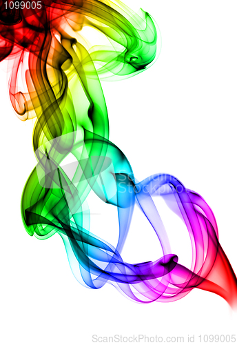 Image of Complex colored Abstract fume swirls