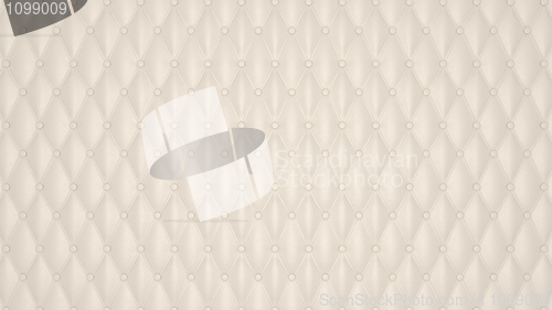 Image of Beige Luxury buttoned leather pattern