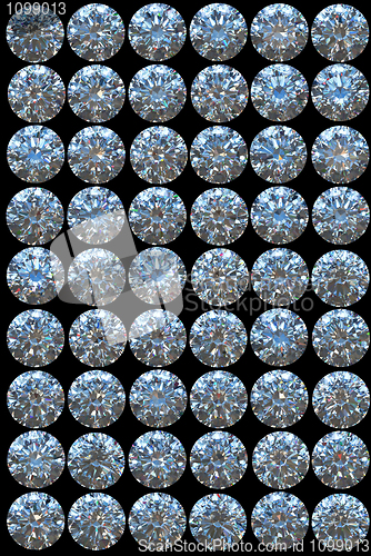 Image of Diamonds top views 