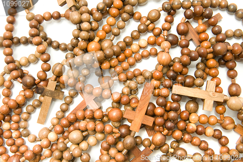Image of Wooden rosary beads