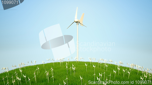 Image of Power generating windmills