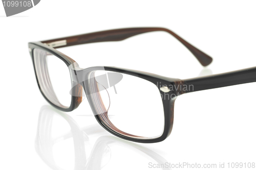 Image of Close-up of modern eyeglasses 