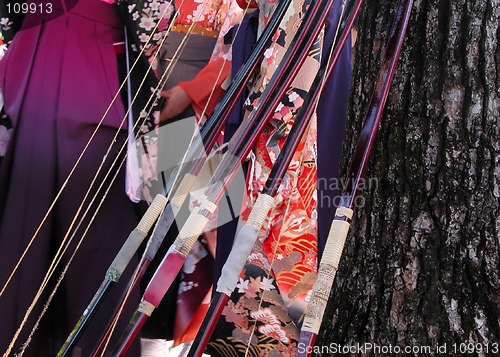 Image of Japanese archers festival