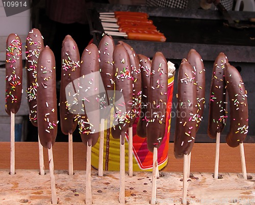 Image of Banana with chocolate