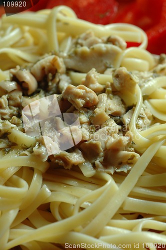 Image of clams linguine