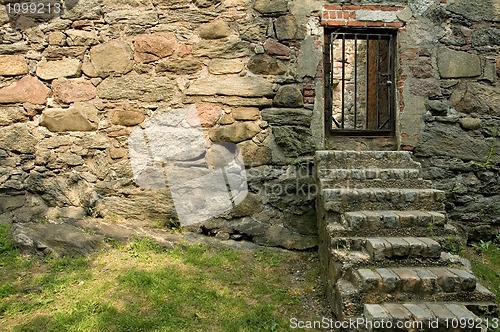 Image of ancient prison walls