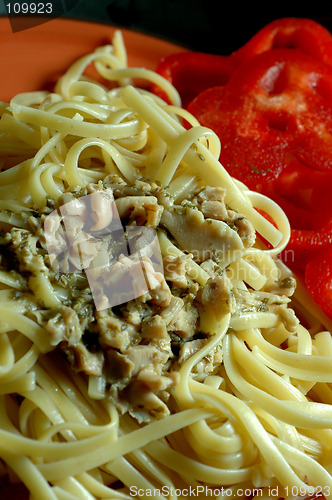 Image of clams linguine