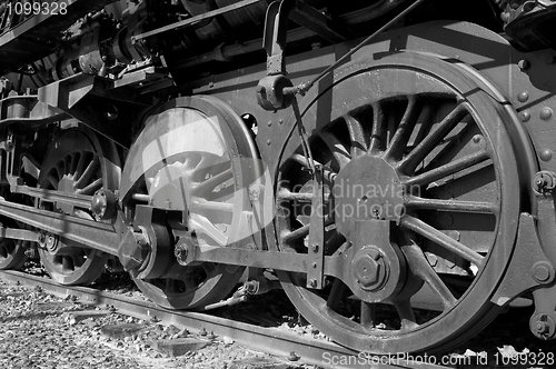 Image of Old steam locomotive