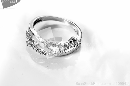 Image of White gold Ring