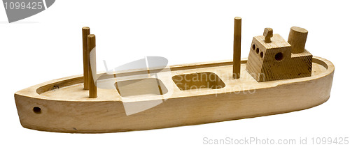 Image of Wood toy boat
