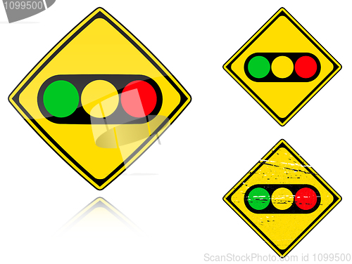 Image of Variants a Traffic lights - road sign