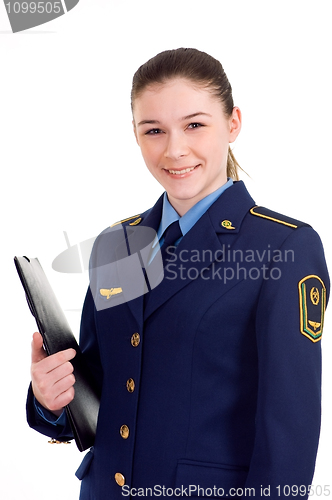 Image of girl in uniform