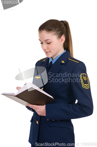 Image of girl in uniform