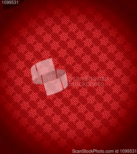 Image of Red Xmas snowflake background