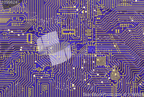 Image of Purple industrial circuit board backdrop
