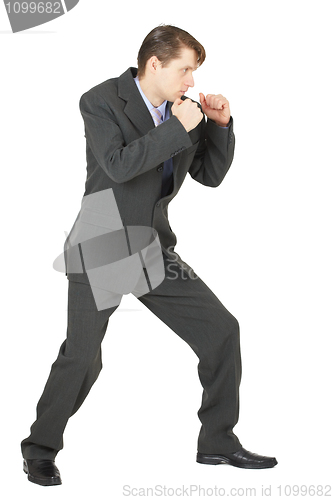 Image of Man in combat stance