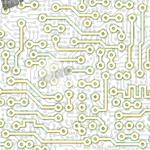 Image of Abstract graphical circuit board light pattern