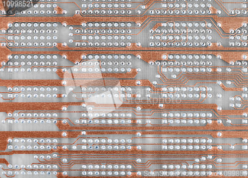 Image of Hi-tech electronic circuit board pattern